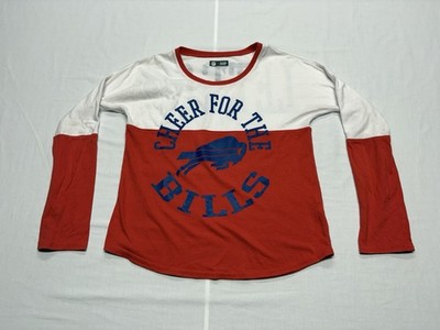 Buffalo Bills NFL Team Apparel Youth Girls Cheer Shirt Size 12-14