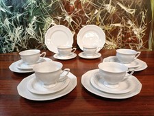 ROSENTHAL Classic Germany  MARIA Weiß -  18 teiliges Kaffeeservice / 6 Personen
