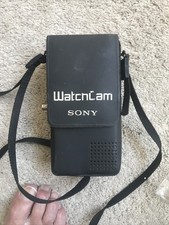 Sony Watchcam Flat Display Monitor FDM-030 Vintage w/ Case