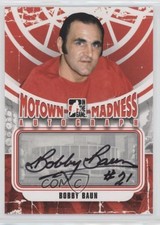 2012-13 ITG Motown Madness Bob Baun Bobby Baun #A-BB Auto 1o3