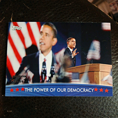 2009 Topps President Obama Inaugural #88 The Power of Our Democracy, cd1