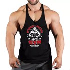 Men Tank Top Bodybuilding Gym Workout Fitness Cotton Sleeveless Stringer Vest