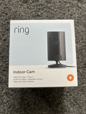 Ring Innenkamera 2. Gen Überwachungskamera 1080p HD Video Schwarz Brandneu Kostenloser Versand 