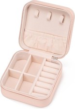 Mini Jewelry Travel Case,Small Jewelry Box,Traveling Jewelry Organizer,Portable