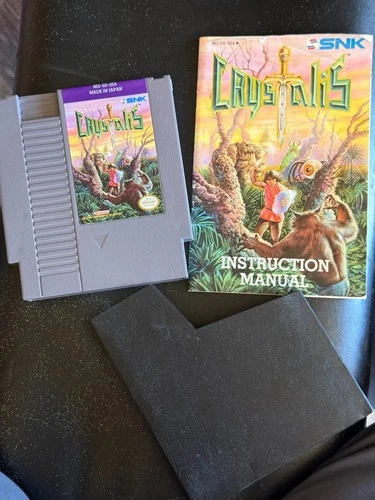 Crystalis Nintendo NES Tested Working Authentic w Manual (1990)