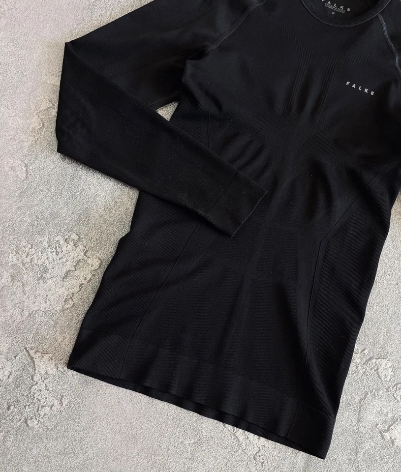 Мужская эргономичная спортивная система Falke Wool Tech с длинным рукавом ESS размер M - Изображение 4 из 4