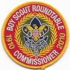 Boy Scout Roundtable Commissioner 2010 BSA2010 PB Position Patch BSA CG