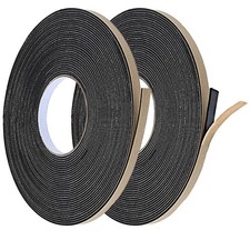 2Rolls Car Speaker Sealing Tape, 2mm Thick x 10mm Wide x 49ft, Soundproofing,...