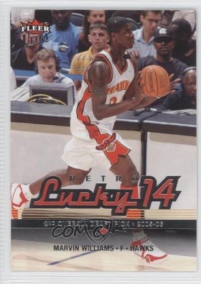 2006-07 Fleer Ultra Retro Lucky 14 Marvin Williams #172 2c8