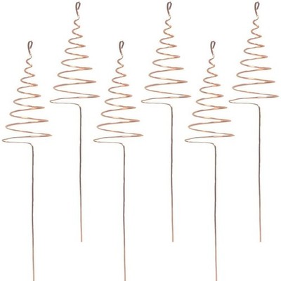 6 Pieces Copper Stakes for Electroculture Use in Gardens and Vegetable Plots