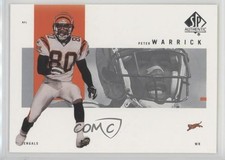 2001 SP Authentic Peter Warrick #20 2u3