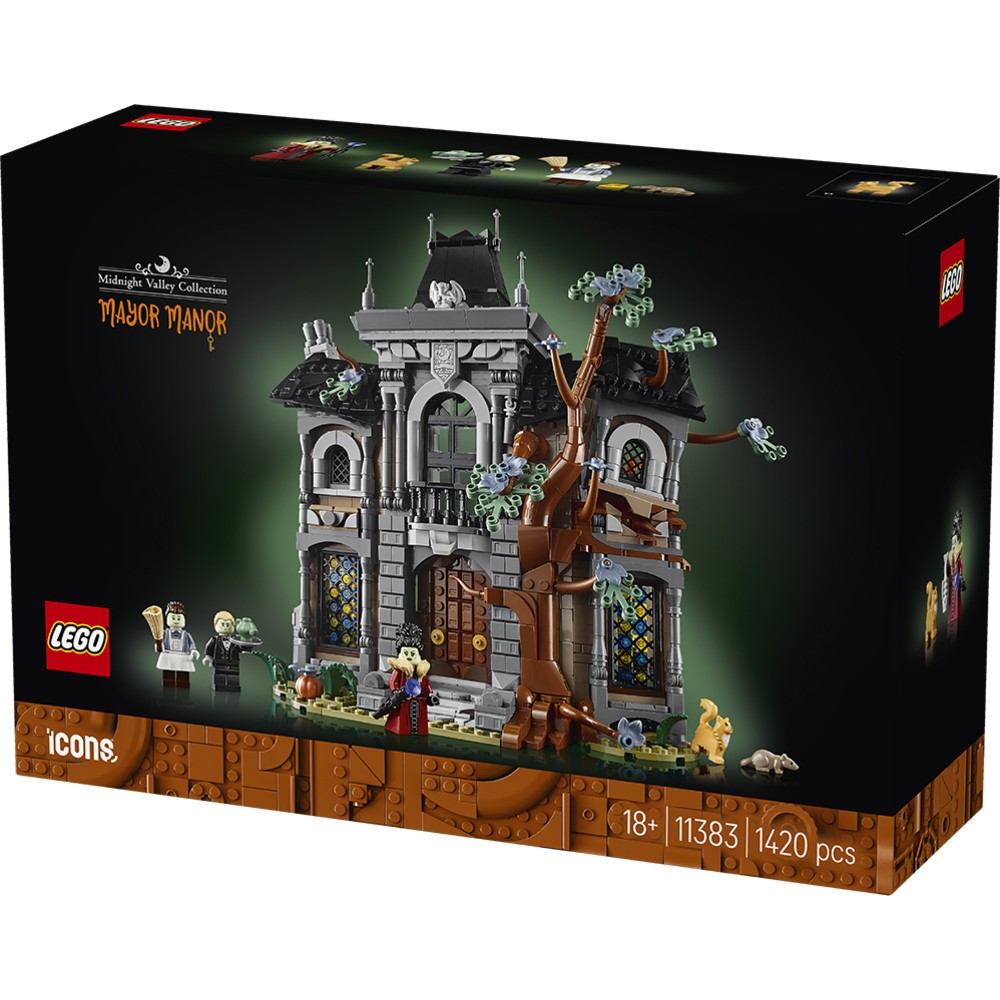 LEGO Icons Mayor Manor Haunted House 11383 Gothic Décor - Image 8