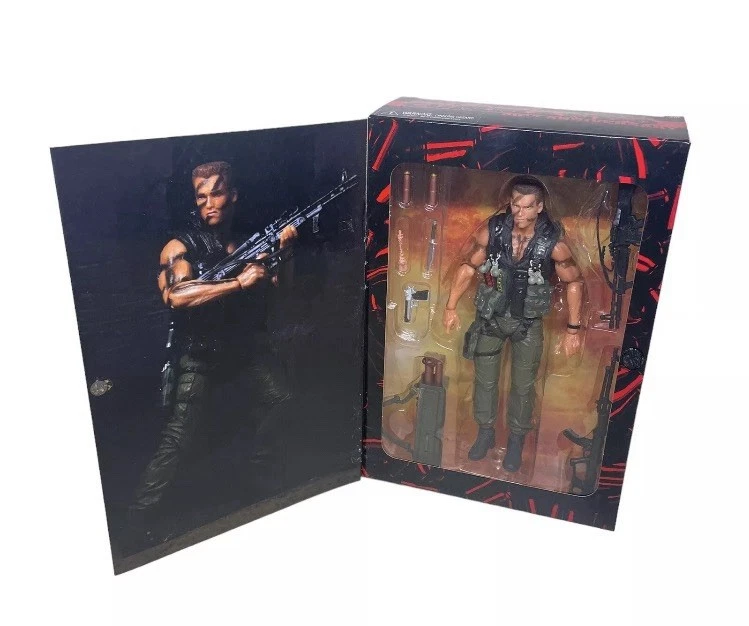 Figura de acción NECA Ultimate Commando John Matrix Schwarzenegger 7" modelo juguetes Foto 3 de 4