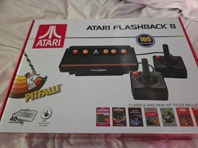 Atari Flashback 8 Deluxe (105 Games) with Wired Paddles & Controllers, Brand New