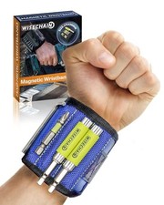 Ultra-Strong Magnetic Wristband with 10 Powerful Magnets - Hands-Free Tool