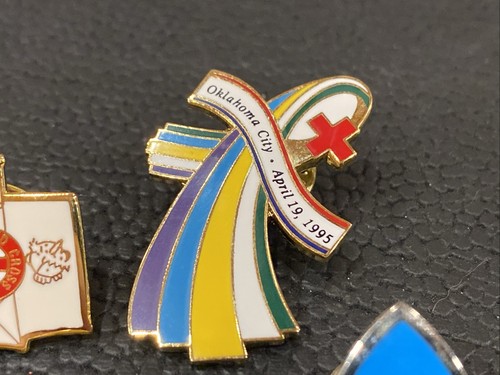 VTG Lot 4 ARC American Red Cross Pins OKLAHOMA City OK State Central Arrowhead - Picture 6 of 11