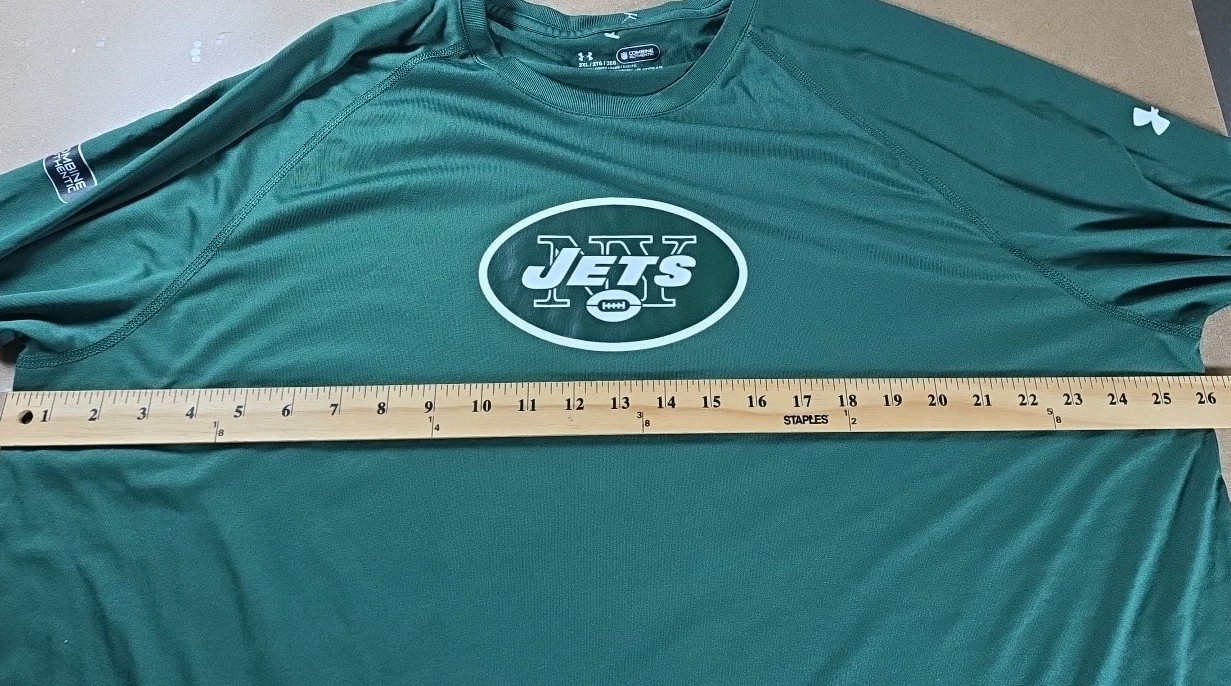 UNDER ARMOUR New York Jets  Men's Shirt Size 2XL  Combine Authentic Heatgear thumbnail 7