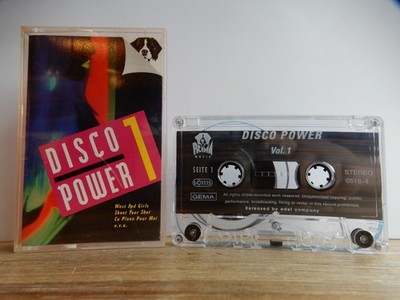 DISCO POWER 1 PET SHOP BOYS DISCO TEX DIVINE FLIRTS BROWN KASSETTE MC 1989 PRIMA