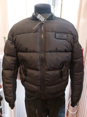 alpha industries MA-1 Puffer Bomber black Gr XL - Bild 1 von 4