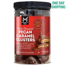 Member’s Mark Milk Chocolate Pecan Caramel Clusters Candy 30.2oz Bulk