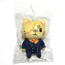 ONE PIECE with CAT SANJI Plush Keychain w/Eye Mask 15cm Movic Japan New