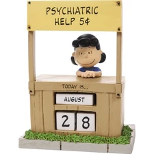 Peanuts Peanuts Psychiatric Help 5¢ Resin Calendar