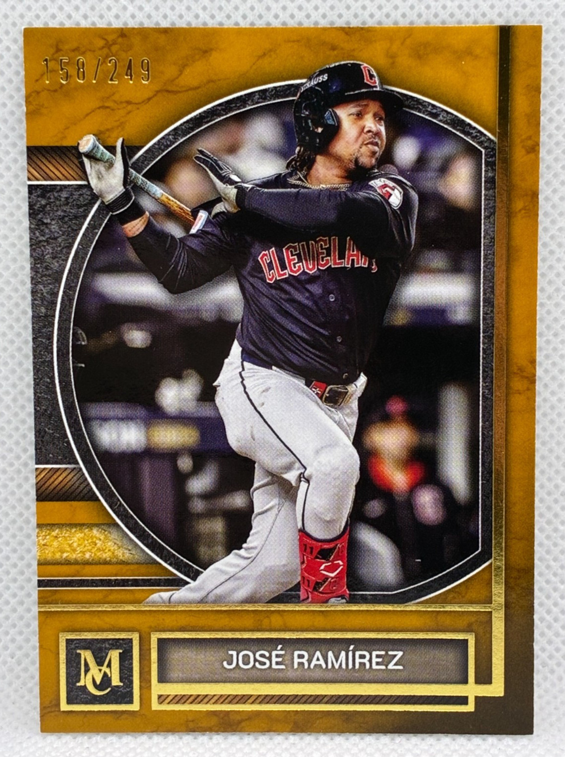 Jose Ramirez 2025 Topps Museum Club #34 Gold /249 Guardians Future HOF