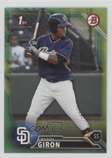 2016 Bowman Prospects Green 71/99 Ruddy Giron #BP20 0b3