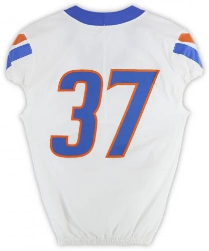 Boise State Broncos Team-Issued #37 White Jersey from Football Program - Size 42 - Image 3 of 3