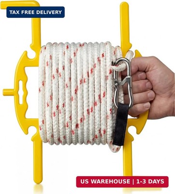 Konohan 1 Pcs Anchor Rope Winder Large Heavy-duty Cord Spool Organizer with Hand