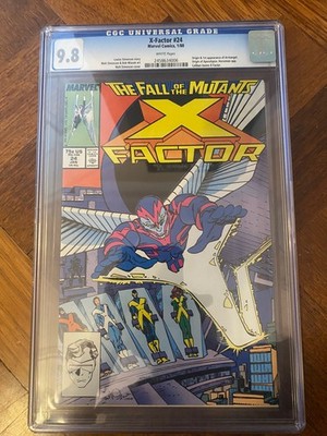 X-Factor #24 CGC 9.8 1. App. Archangel Origin Of Apocalypse Marvel Comics 1988