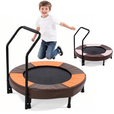 36" Mini Trampoline for Kids Mini Indoor Foldable Trampolines Toys with Handle