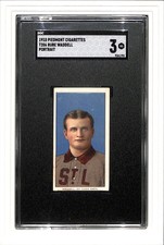 1909 T206 Rube Waddell Portrait Piedmont 350 SGC 3 SN 9261793