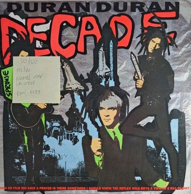 Duran Duran Decade Vinyl Record VG/VG DDX10 1989