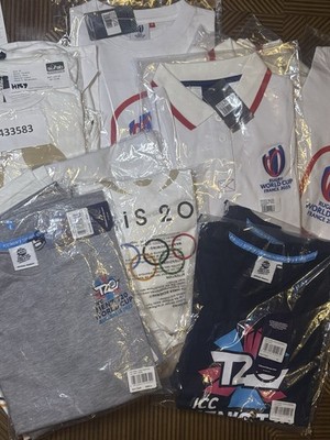 Restposten 20 Sport Event T-Shirts Paris 2024 Olympia Rugby WM IC Neu mit Etikett