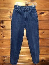 Vtg Denim Riders Jeans 10M Women's Dark Wash Blue Denim Union Stamp Made In USA