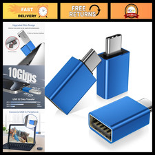 USB C to USB Adapter 3-Pack, USBC Male to USB 3.2 Female Converter, Fast Chargin