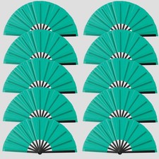 Oncpcare 10 Pcs Boots on The Ground Hand Fan Bulk, Folding Popping Clacking F...