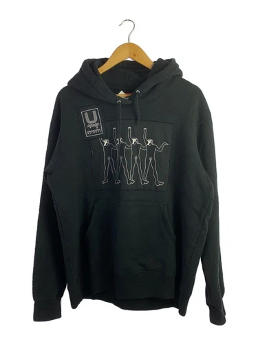 UNDERCOVER FELPA CON CAPPUCCIO SOTTOCOPERTA 2 COTONE Nera UCY9801 Usata