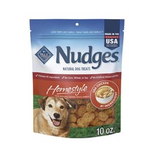 Blue Buffalo Nudges Homestyle Natural Dog Treats 10 Ounce Pack of 1 , Brown