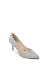 JEWEL BADGLEY MISCHKA Womens Silver Rudy Stiletto Slip On Pumps 5.5 M