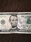 $5 Bill Star Note 2021 Low Serial Number 00067496* — photo 3