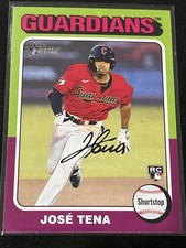 2024 Topps Heritage #227 Jose Tena Cleveland Guardians