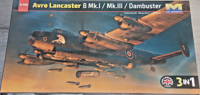 HK MODELS 01E012 AVRO LANCASTER B MK.I/MK.III/DAMBUSTER 3 IN 1  1:32