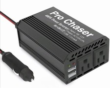 400W Car Power Inverter 12V DC to 110V AC with Dual USB Ports