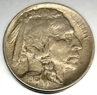 1913 -P Buffalo Nickel, Type 2, T2, XF Extra Fine Condition Full Horn -3777