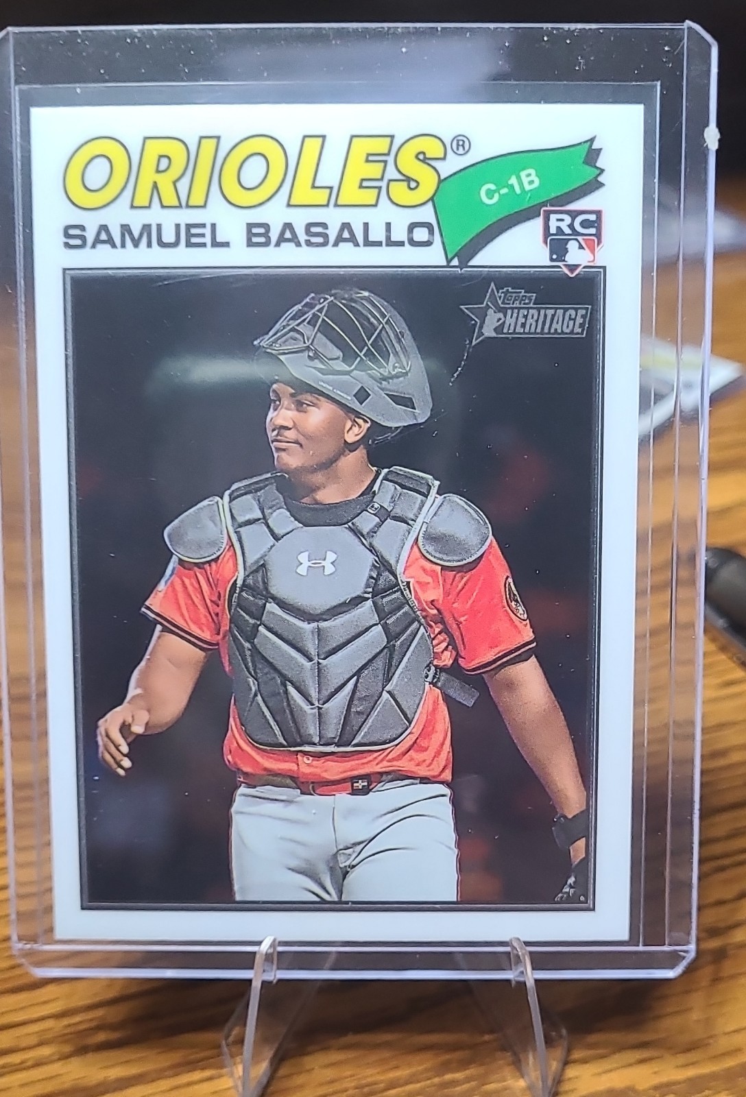 2026 Topps Heritage - Samuel Basallo #175 Chrome (RC)