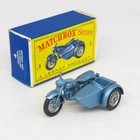 Matchbox - 4 Triumph Motorcycle & Sidecar - Regular Wheels Boxed Lesney