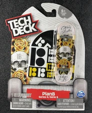 Tech Deck PlanB Plan B Chris Joslin Skull Roses Rare Series 6  Finger Skateboard