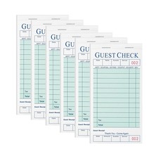 XKDOUS 6 Pack Server Books, Server Note Pads, Guest Check Books for Servers, ...